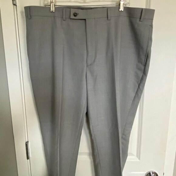 CALVIN KLEIN Men's Slim Fit Gray Grey Wool Blend Dress Pants Slacks 42 x 32 - Picture 7 of 12